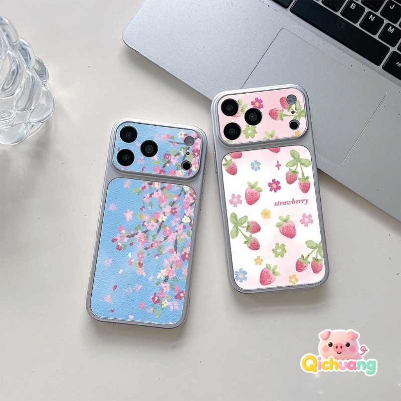 Huawei Mate 60 - Perzikbloesem Bloem Aardbei Hoesje Voor Huawei