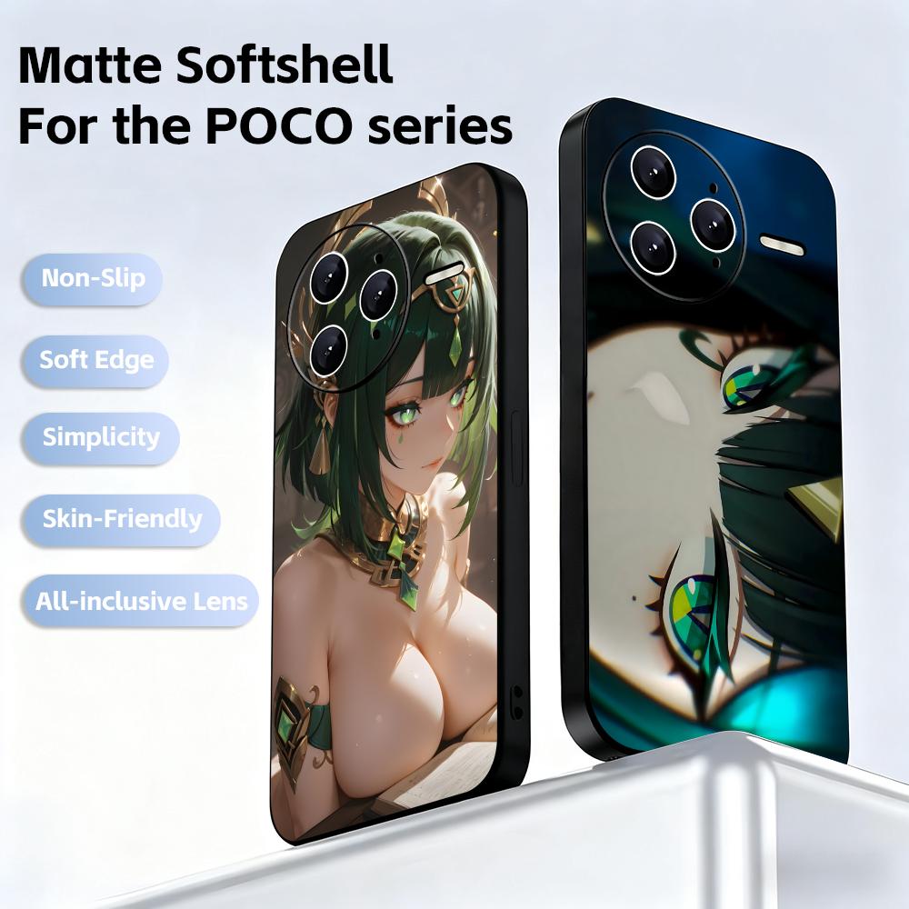 Xiaomi Poco X6 - Genshin impact Nefer Telefoon Case Voor