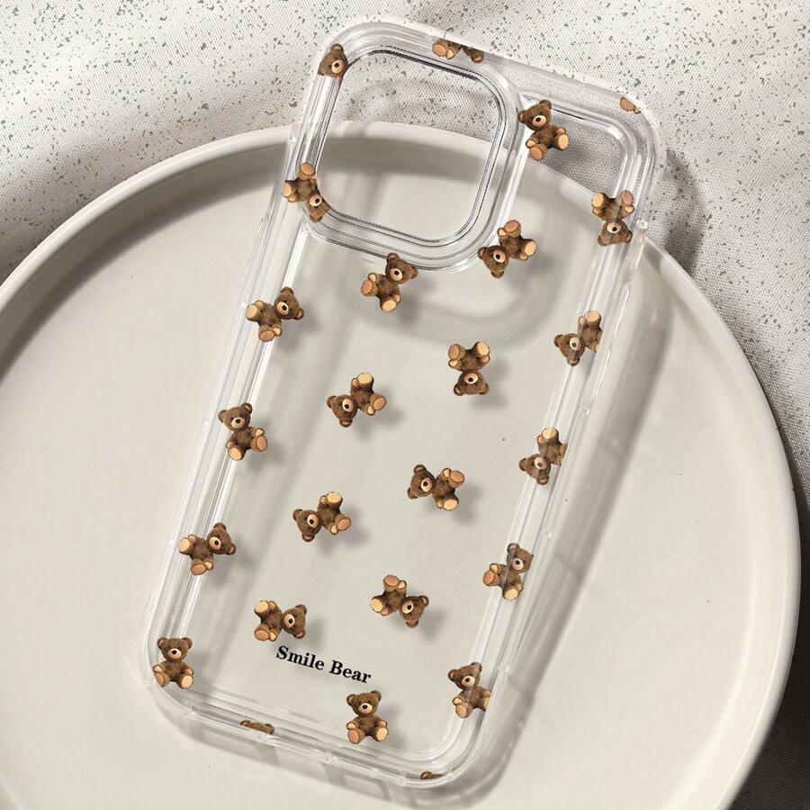 Apple Iphone 16 - Bloem Beer Print Telefoonhoesje voor iPhone