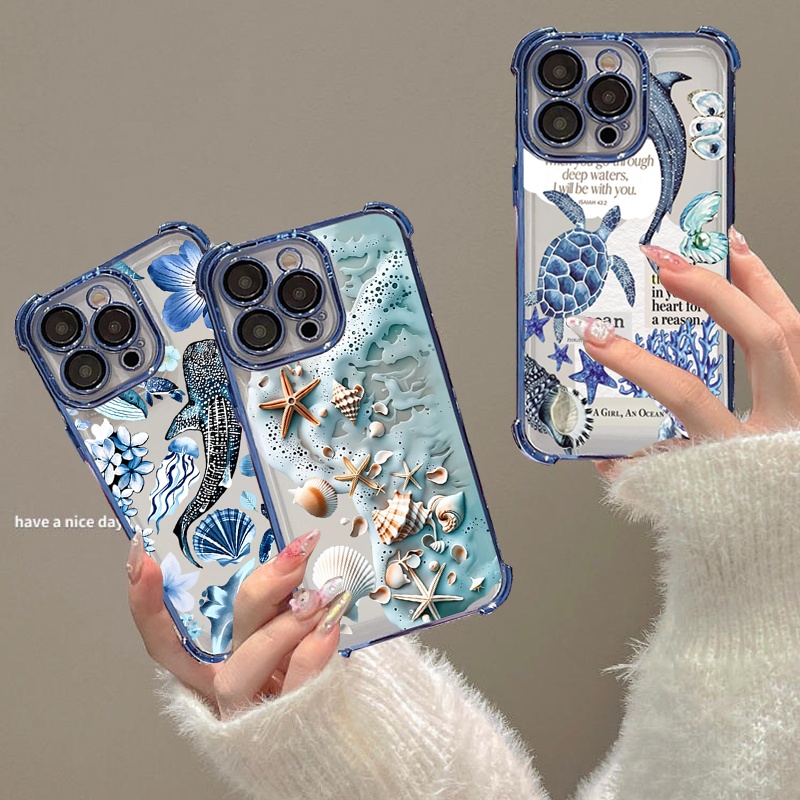Vivo Y28 - Telefoonhoesje met haaienprint voor VIVO V70