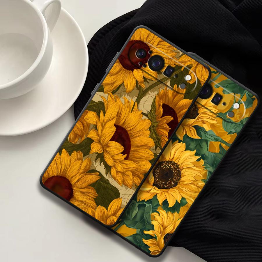 Zonnebloem Zee Funda Telefoon  - Google Pixel 8A recensie en prijs